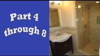 Schluter systems bathroom start to finish Part 4 through 8 [upl. by Arracot720]