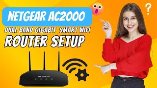 Netgear AC2000 Dual Band Gigabit Smart WiFi Router [upl. by Tabbi336]