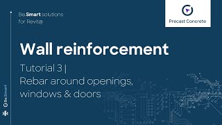 Wall Reinforcement  Tutorial 3 Rebar around openings windows and doors [upl. by Riamo]