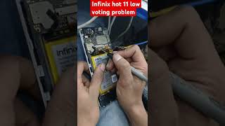 Infinix hot 11 low voting repair mobilerepairmaster sorts vairalshort [upl. by Xylia38]