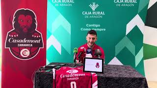 📹 Rueda de prensa  Presentación Marco Spissu en Caja Rural de Aragón [upl. by Noffets932]