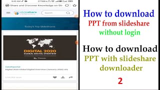 how to download slideshare ppt  how to download slideshare ppt in mobile slideshare ppt download [upl. by Watanabe636]