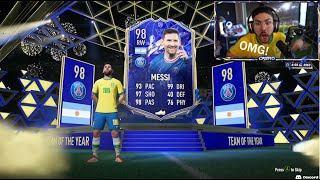 FIFA 22 LUCKIEST TOTY PACKS COMPILATION 🤩 [upl. by Irrej346]