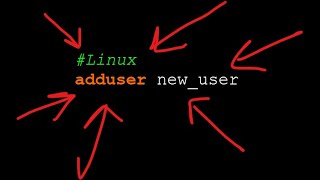 Linux  create user  adduser [upl. by Siuqaj]