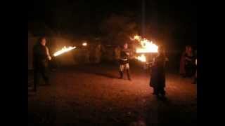 Fire Spinning Fire Sword Duel [upl. by Brigitte]