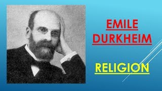 Sociology for UPSC  Durkheim  RELIGION  Lecture 73 [upl. by Alia]