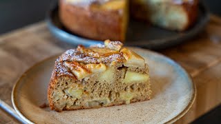 Gâteau moelleux aux pommes de grandmère avec moitié moins de beurre et peu sucré [upl. by Eiznekcam]