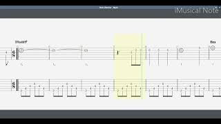 Guitar TAB  Hans Zimmer  Nyah and Ethan  Tutorial Sheet Lesson iMn [upl. by Millburn950]