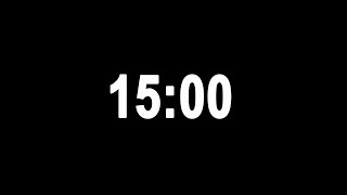 15 minuten kookwekker met alarm  15 minutes timer with alarm Countdown Timer 15 min [upl. by Ioj]