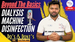 What Is Dialysis Machine Cleaning amp Disinfection 4K Video  Hidden Factsdcdc ttt nabh dialysis [upl. by Sirois]