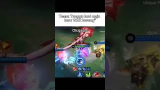 kekompakan tim nomor 1 mobilelegends mlbb mlb mlbbcreatorcamp shortsfeed shorts gaming video [upl. by Htirehc]