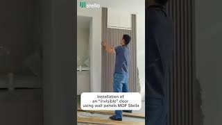 Installation of wall panels MDF Stella  Montajı duvar lambiriİ MDF Stella [upl. by Hilly]