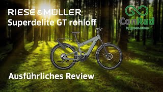 EBikes 2022 Riese amp Müller Superdelite GT rohloff  ausführliches Review ConRad [upl. by Aneloc]