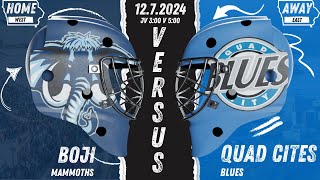 Boji Mammoths VS Quad City Blues JV 20242025 [upl. by Mapel]