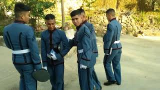 PMA Cadets and Cadettes marching down to PMA Baptist Church [upl. by Shabbir]