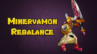 Minervamon Rebalance  Digimon Masters Online [upl. by Ahsekahs]