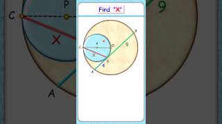 Amazing Q with 30s soln maths geometry circle olympiad cat sat iit cbse ssc cgl 136 [upl. by Nodnol176]