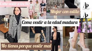 Los mejores consejos de moda para mujeres de 50 [upl. by Elane]