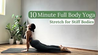 10 Minute Stretch For Body Stiffness  gentle and energizing [upl. by Aihsik]