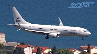 Scenic Landing Approach  AirExplore Boeing 737800 OMLEX  Split Airport SPULDSP [upl. by Lasko]