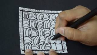 10 Simple Zentangle Patterns for Beginners [upl. by Georgetta]