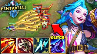 JINX BUT MY ROCKETS SPLASH 3 TIMES AND LOOKS LIKE A GLITCH PENTAKILL [upl. by Wilscam]