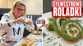 Szybkie przekąski na Sylwestra 🎉 Roladki w dwóch odsłonach 😃GOTUJEMY [upl. by Dowd]