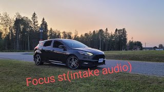 ford focus st intake audio cold air intake and sound symposer delete [upl. by Nic785]