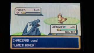 Shiny Charmander Evolving Into Charmeleon and Into Charizard Pokemon Fire Red [upl. by Asiole]