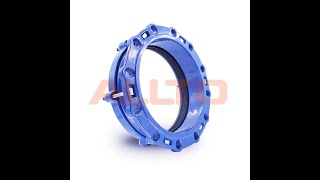 Ductile Iron Flanged Coupling Adapters Display Video [upl. by Tuchman]