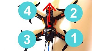 FPV Motor Betaflight 4 Remapping Guide German Motor Anordnung  Reihenfolge ändern in Betaflight 4 [upl. by Nhguahs824]