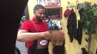 Man weave low wave unit tutorial  jaythebarber99 [upl. by Ipoillak]