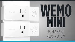 Wemo Mini Wifi Smart Plug Review [upl. by Sewellyn]