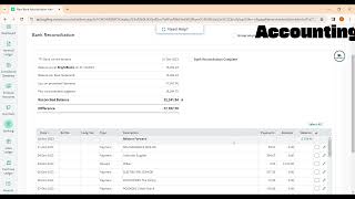 How to do Bank Reconciliation in Bright Books or Surf Accounting Software [upl. by Atalanti307]