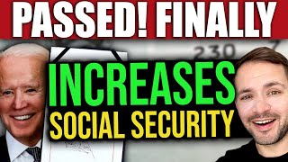 BILL PASSED INCREASE to Social Security… Fairness Act 2024 Update SSI SSDI VA SSA 2024 COLA [upl. by Idnahr]