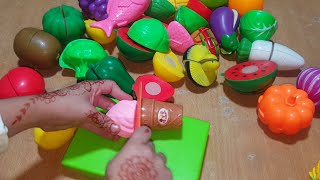 4 Minutes Satisfying With Unboxing ASMR  Plastic Fruits Cutting  Fruits Toys [upl. by Neille]