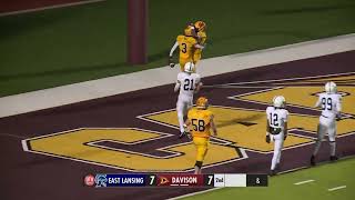 Davison vs East Lansing Football Highlights 10424 [upl. by Briney]