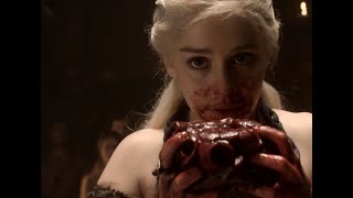 GOT S01E06  Daenerys Eats the Heart of Stallion [upl. by Corny]