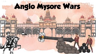 Anglo Mysore War in Hindi  Modern History For UPSC [upl. by Ocir307]