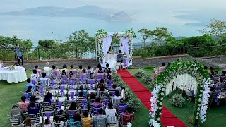 Tagaytay Wedding SDE  Wedding venue  Taaleña Tagaytay OverlookingTaal [upl. by Gildas]