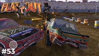 Flatout 1 2004  Demolition Derby Gameplay 53  Demolition Arena Pc [upl. by Matilde]