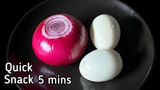 Quick and Tasty snack Recipe  Boiled egg snacks  healthy snacks  healthy evening snacks for kids [upl. by Aiet]