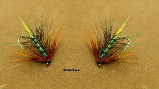 Fly Tying a Kate McLaren Bumble Variation by Mak [upl. by Otreblide]