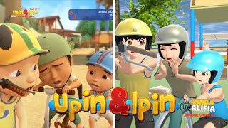 Tiru Aksi Upin Ipin Basikal Kawanku Ijat Takut Naik Sepeda  Upin amp Ipin Terbaru 2024 [upl. by Akcirret]