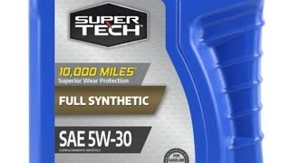 WALMART SUPERTECH OIL  Compared to Mobil 1 oil analysis With Pennzoil Ultra 5w30 [upl. by Dnomaid]