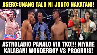 Astrolabio Panalo via TKO Astrolabio vs Nakatani Wonderboy Sumabak sa Sparring Kay Prograis [upl. by Geraldina]