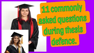 11 Most commonly asked questions during research defenceየመመረቂያ ፅሁፍን ሲያቀርቡ በተደጋጋሚ የሚጠየቁ ጥያቄዎች [upl. by Daria]