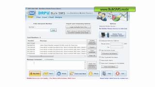 free blackberry bulk sms software send group text messages from blackberry mobile cell phone [upl. by Merlina]