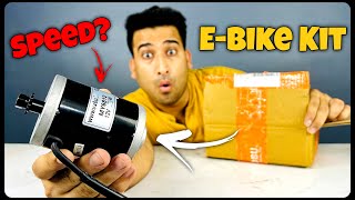 New EBike Kit Unboxing amp Testing 😯 Speed Price Range  😳 [upl. by Naesyar]