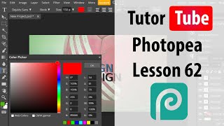 Photopea  Lesson 62  Free Transform [upl. by Fayina542]